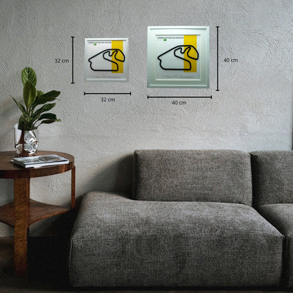 F1 - Circuito 3D Enmarcado | Autódromo José Carlos Pace / Interlagos (Brasil)