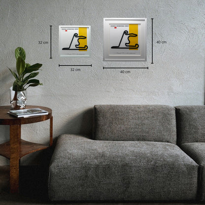 F1 – Circuito 3D Enmarcado | Shanghai International Circuit (China)