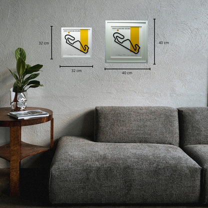 F1 - Circuito 3D Enmarcado | Circuit de Barcelona- Circuito 3D Enmarcado |Catalunya (España)