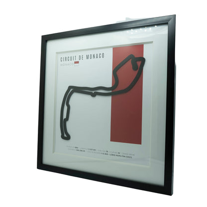 F1 - Circuito 3D Enmarcado | Circuit de Monaco (Mónaco)