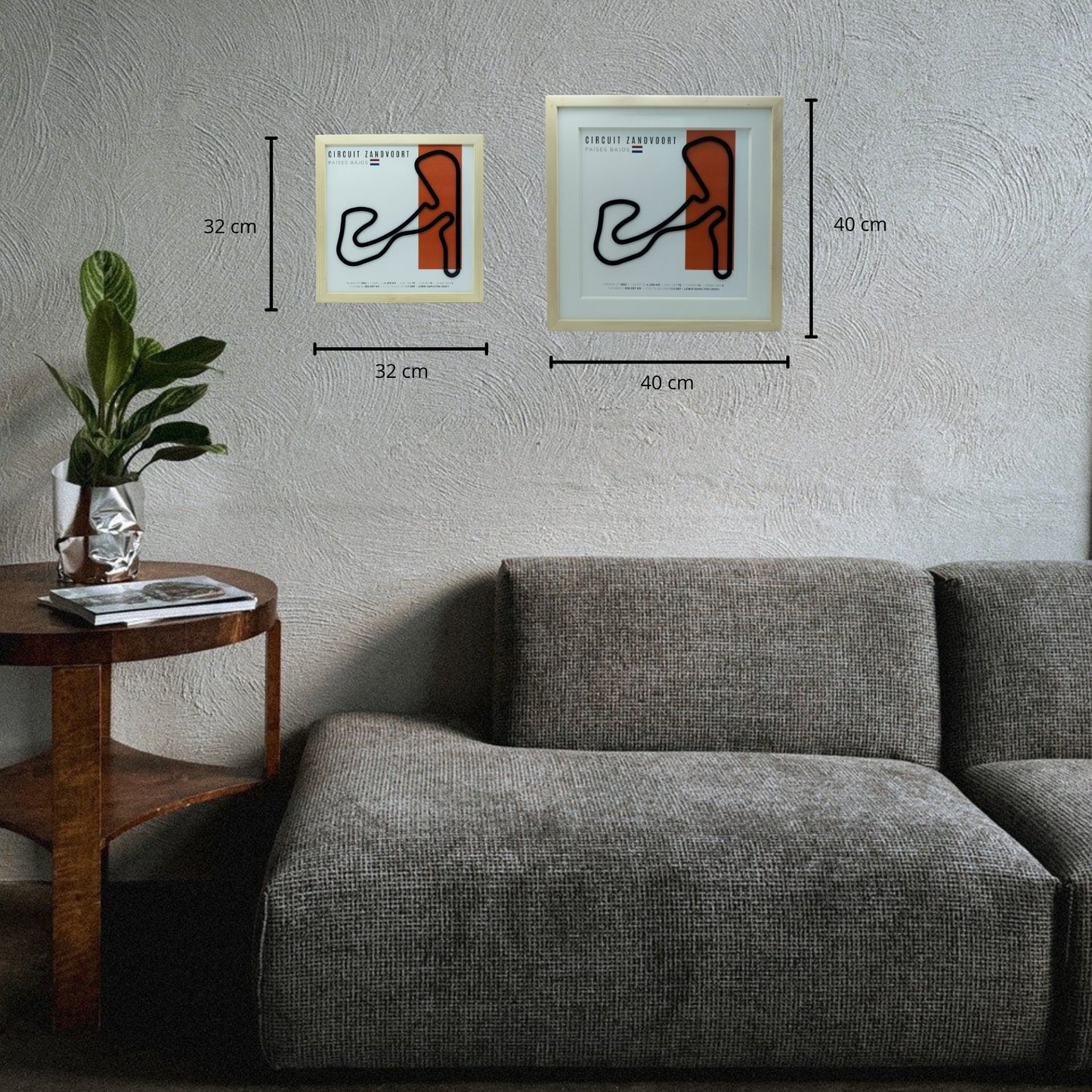 F1 - Circuito 3D Enmarcado | Circuit Zandvoort (Países Bajos)