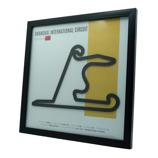 F1 – Shanghai International Circuit (China) | Circuito 3D enmarcado