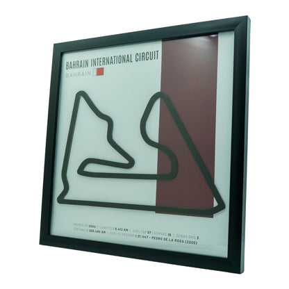 F1 – Circuito 3D Enmarcado | Bahrain International Circuit (Baréin)