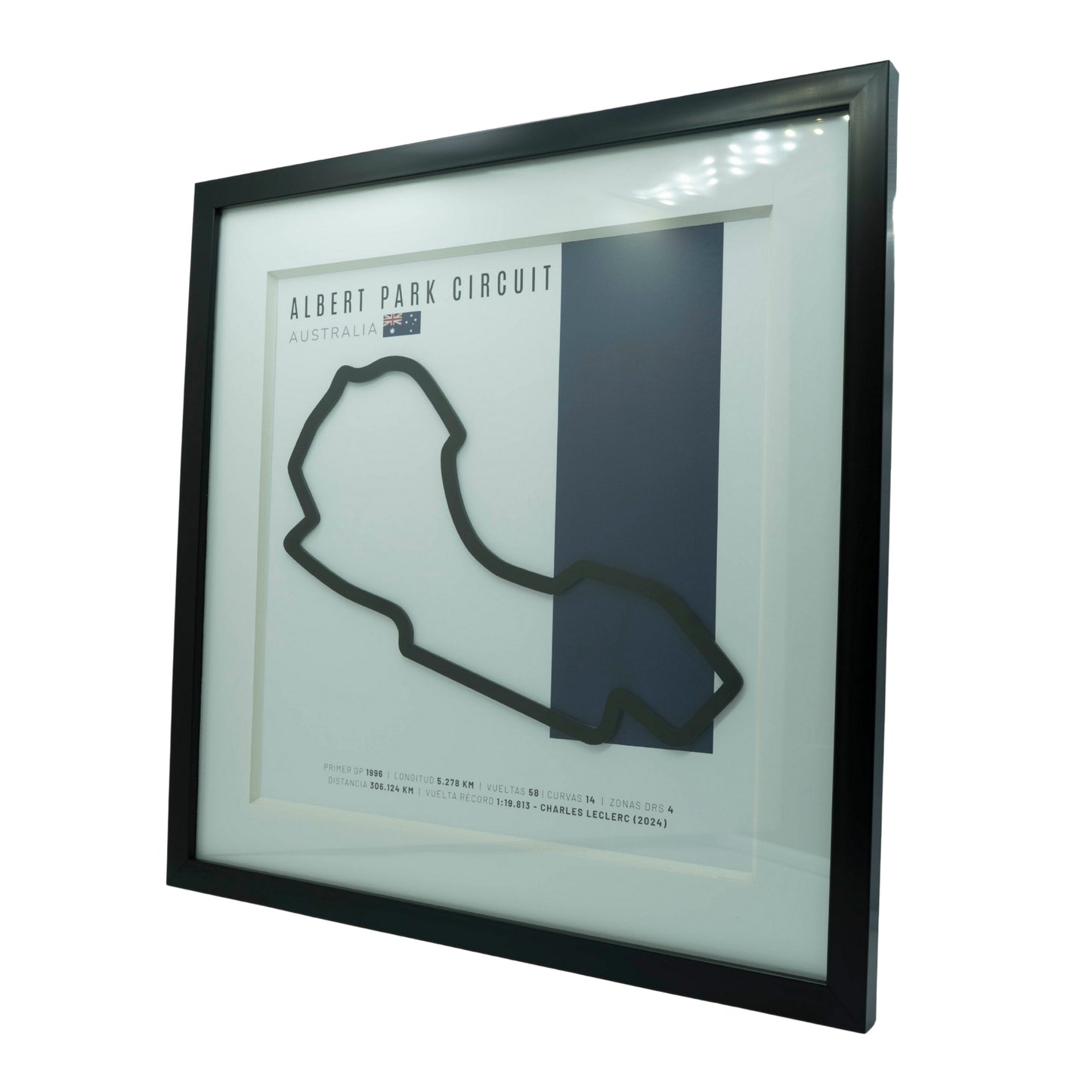 F1 –  Circuito 3D Enmarcado | Albert Park Circuit (Australia)