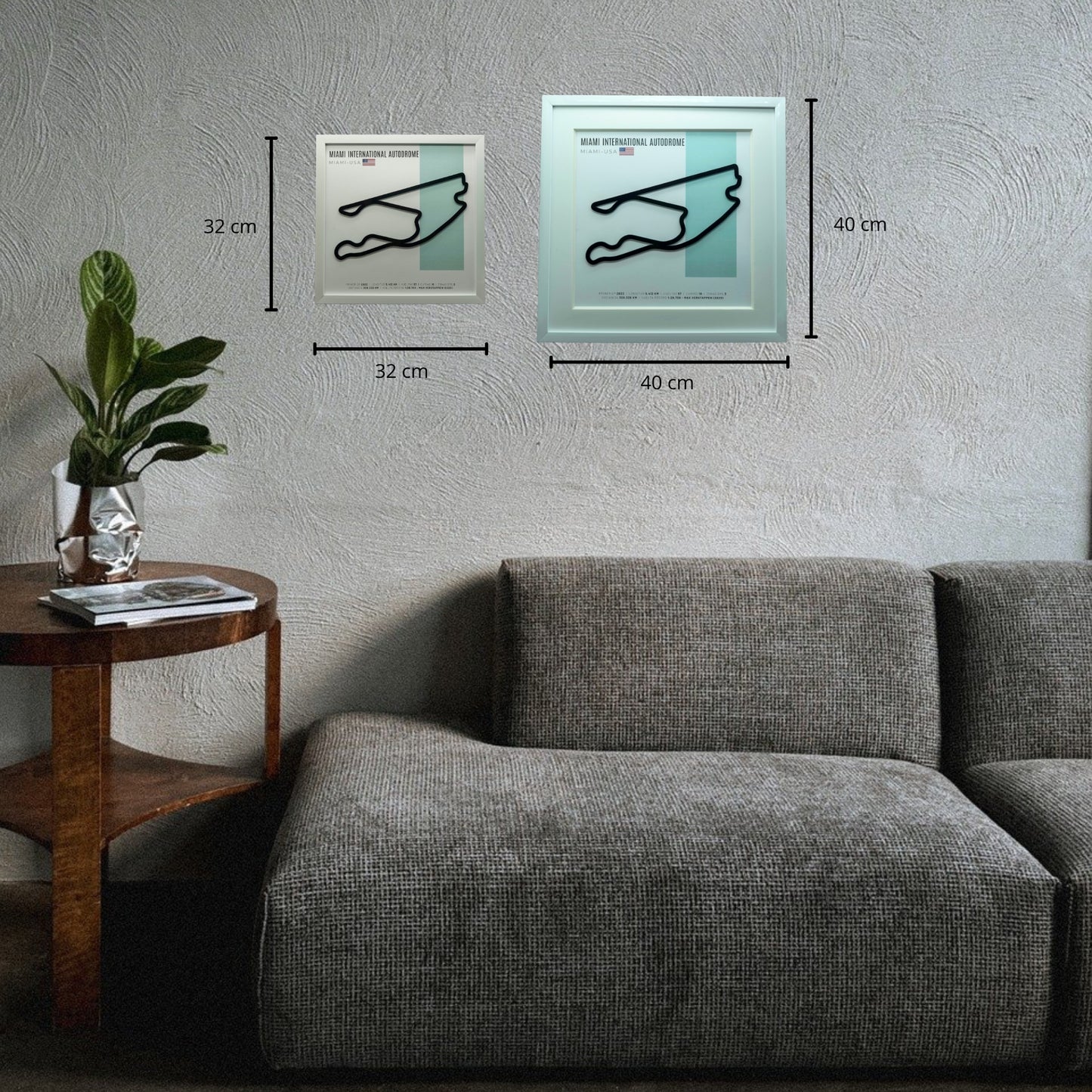 F1 - Circuito 3D Enmarcado | Miami International Autodrome (Estados Unidos)