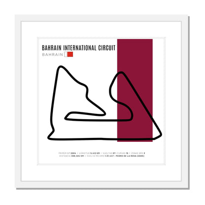 F1 – Circuito 3D Enmarcado | Bahrain International Circuit (Baréin)