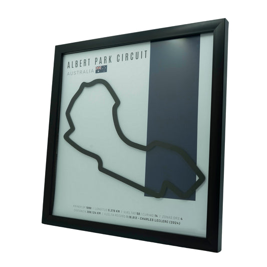 F1 –  Circuito 3D Enmarcado | Albert Park Circuit (Australia)
