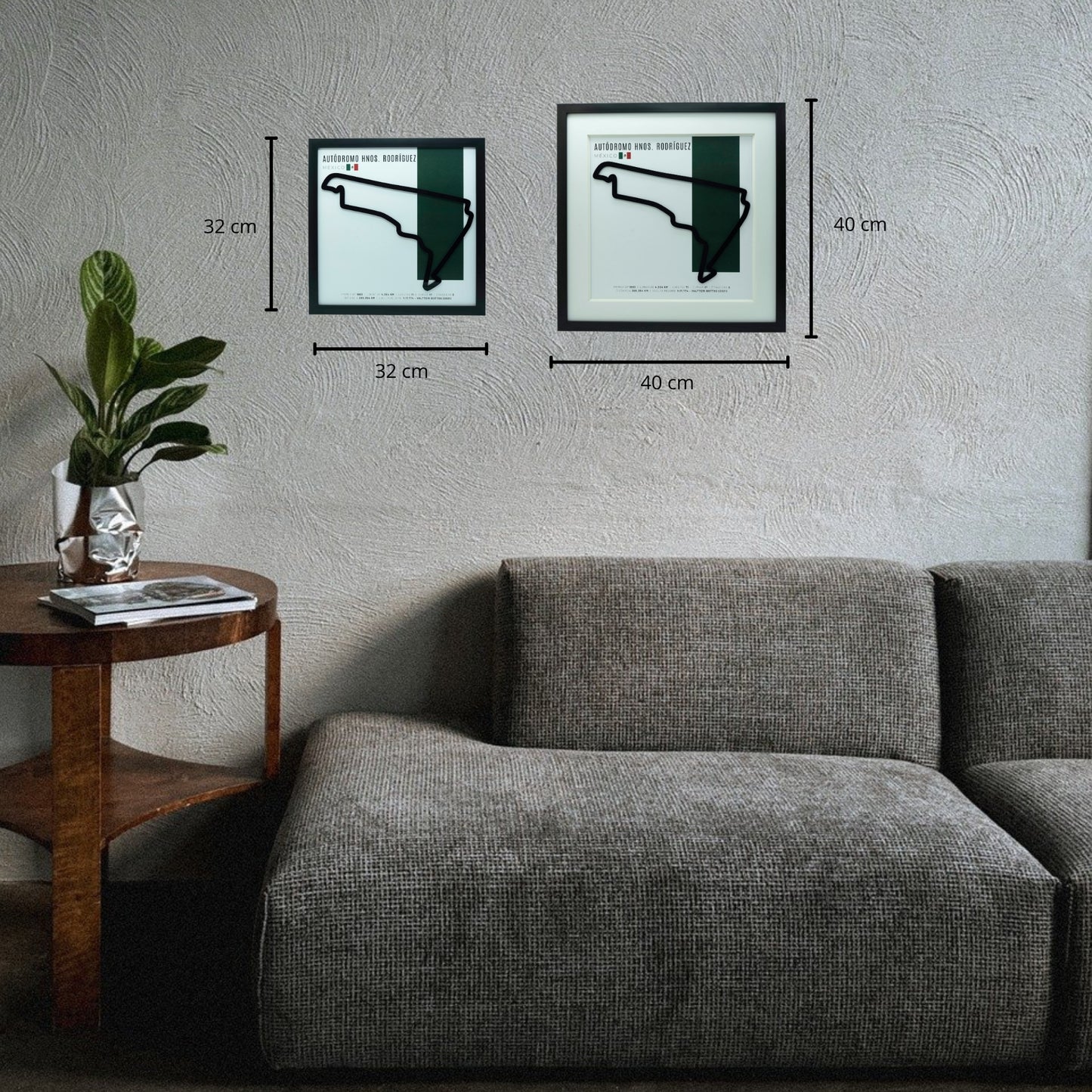 F1 - Circuito 3D Enmarcado | Autódromo Hermanos Rodríguez (México)