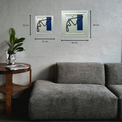 F1 – Circuito 3D Enmarcado | Yas Marina Circuit (Emiratos Árabes Unidos)