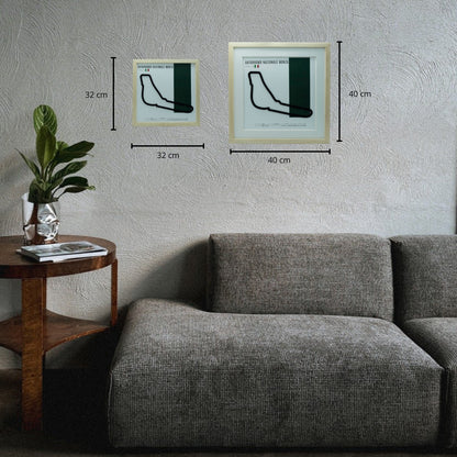 F1 - Circuito 3D Enmarcado | Autodromo Nazionale Monza (Italia)