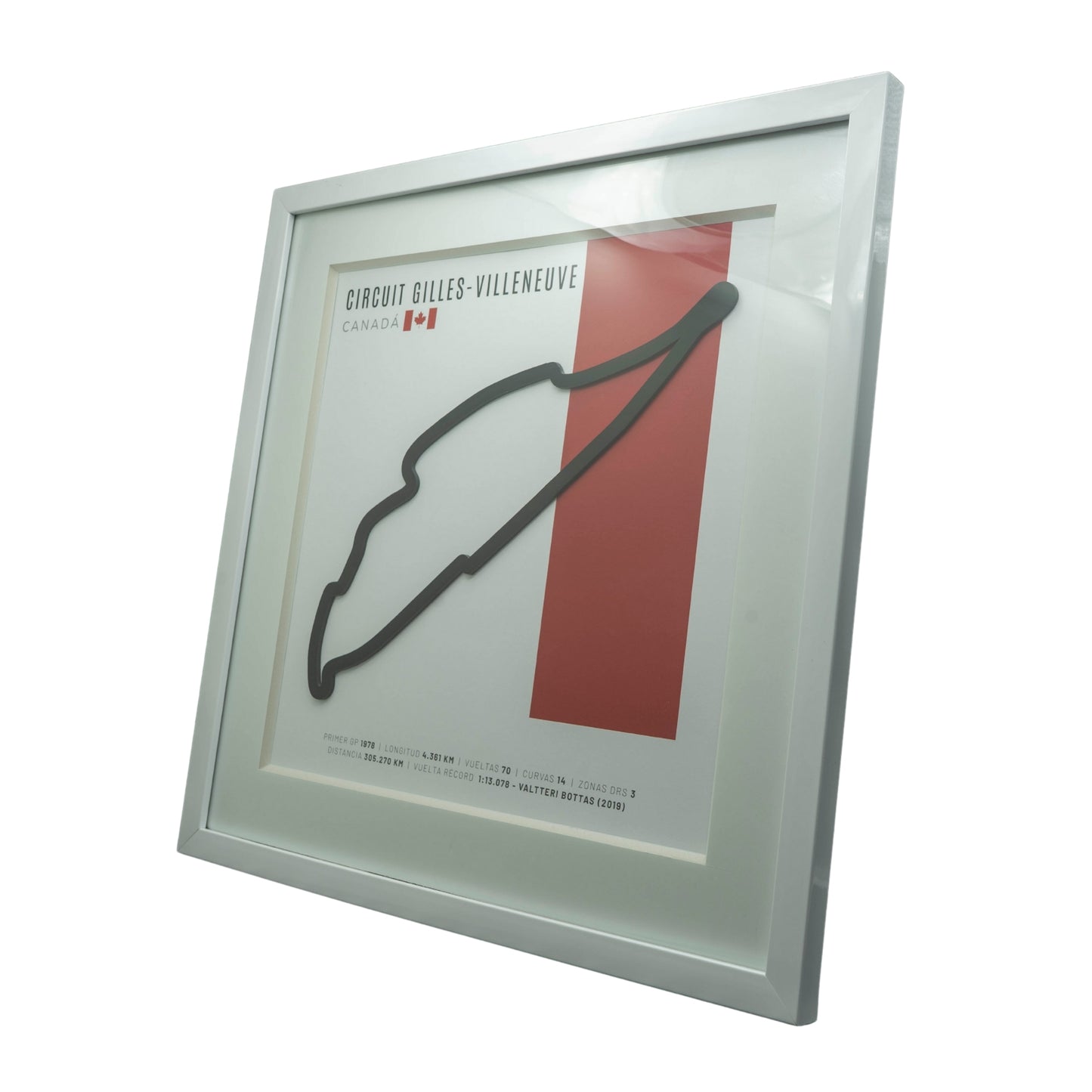 F1 - Circuito 3D Enmarcado | Circuit Gilles- Circuito 3D Enmarcado |Villeneuve (Canadá)