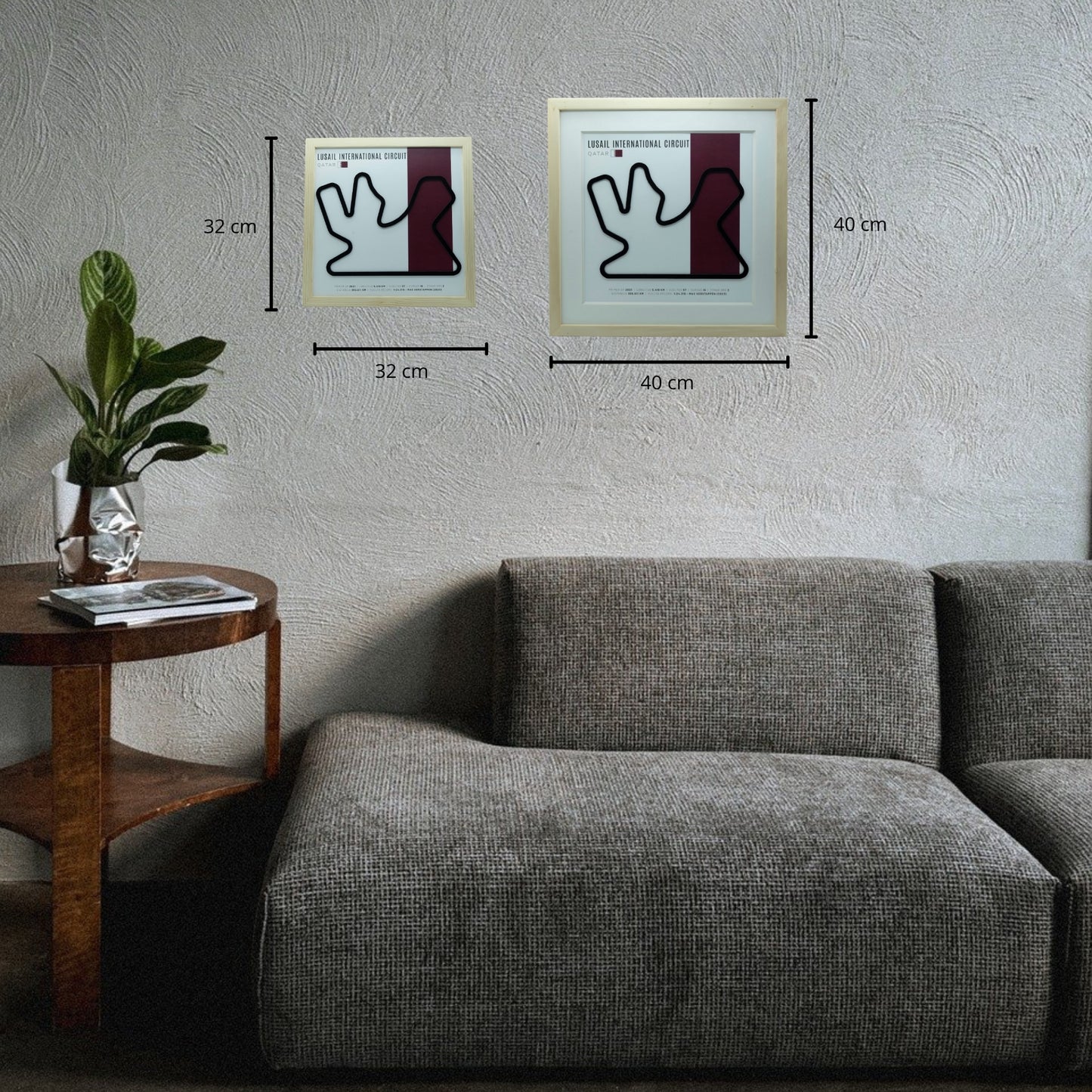 F1 - Circuito 3D Enmarcado | Lusail International Circuit (Qatar)