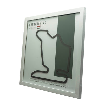 F1 - Circuito 3D Enmarcado | Hungaroring (Hungría)