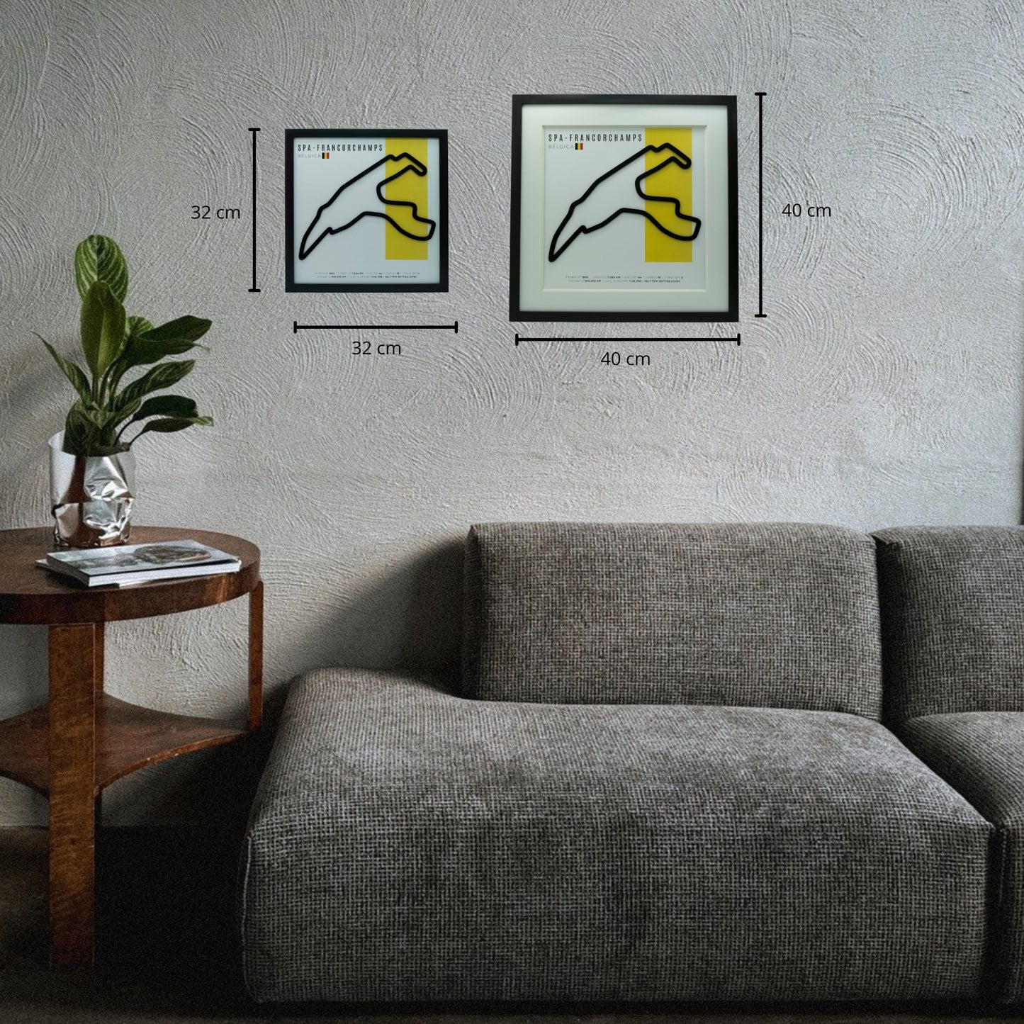 F1 - Circuito 3D Enmarcado | Circuit de Spa-Francorchamps (Bélgica)