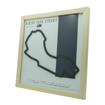F1 –  Circuito 3D Enmarcado | Albert Park Circuit (Australia)