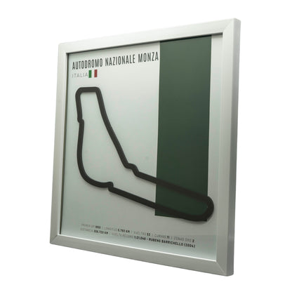 F1 - Circuito 3D Enmarcado | Autodromo Nazionale Monza (Italia)