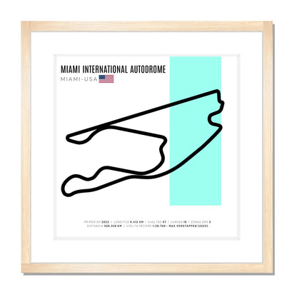 F1 - Circuito 3D Enmarcado | Miami International Autodrome (Estados Unidos)