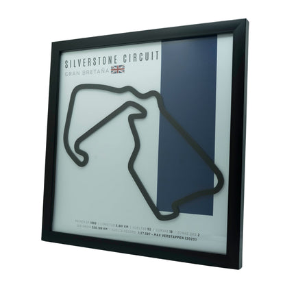 F1 - Circuito 3D Enmarcado | Silverstone Circuit (Gran Bretaña)