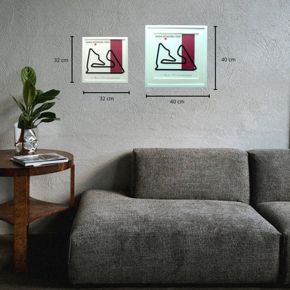 F1 – Circuito 3D Enmarcado | Bahrain International Circuit (Baréin)