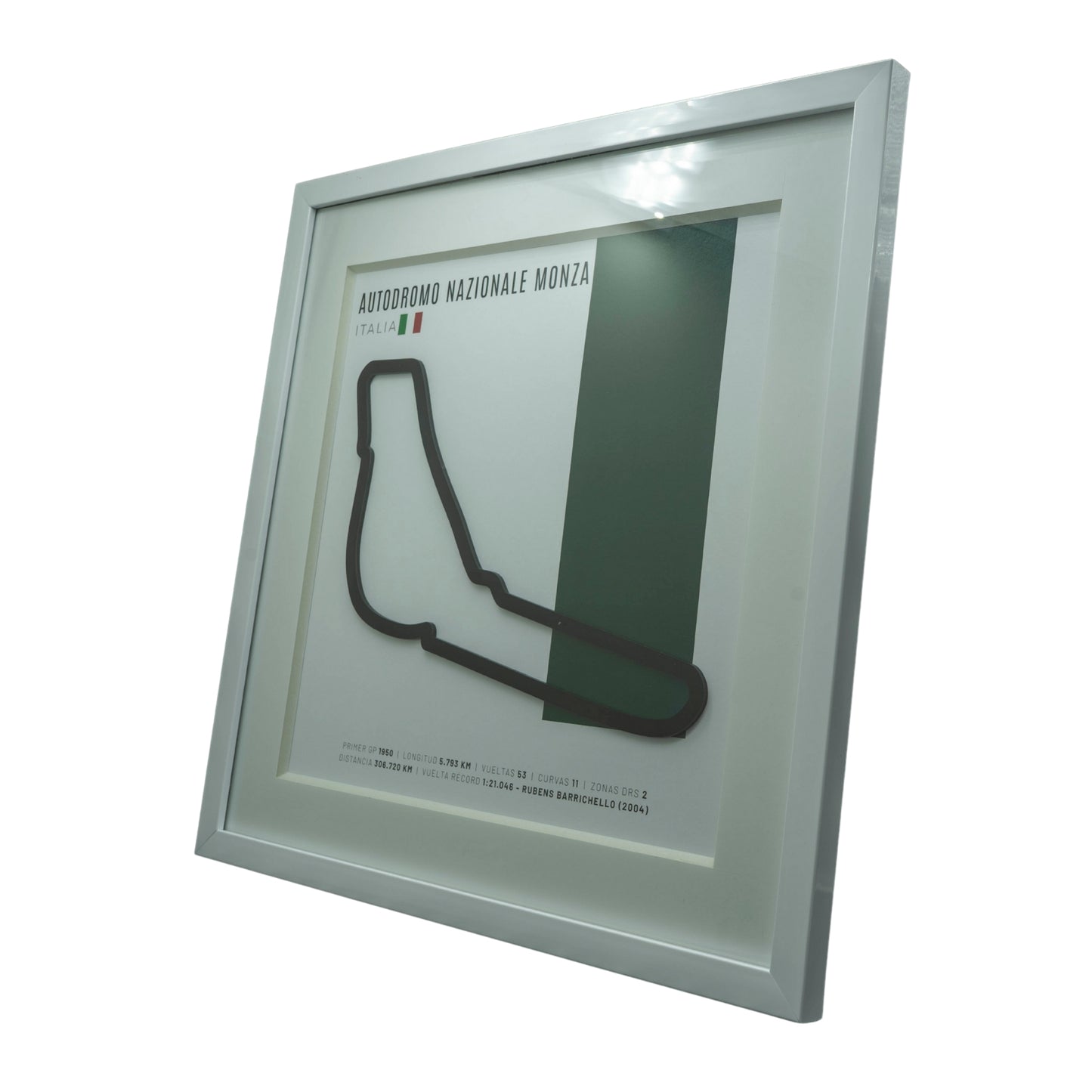 F1 - Circuito 3D Enmarcado | Autodromo Nazionale Monza (Italia)