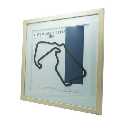 F1 - Circuito 3D Enmarcado | Silverstone Circuit (Gran Bretaña)