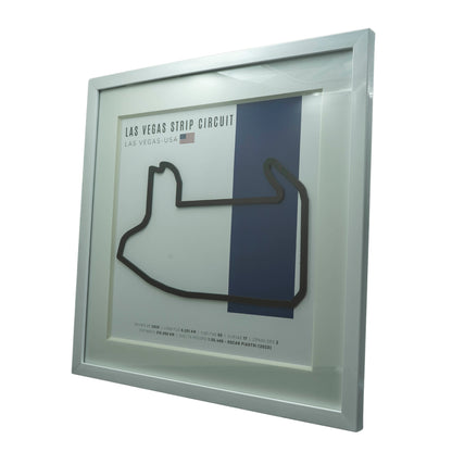 F1 - Circuito 3D Enmarcado | Las Vegas Strip Circuit (Estados Unidos)