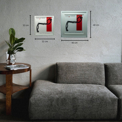 F1 - Circuito 3D Enmarcado | Circuit de Monaco (Mónaco)