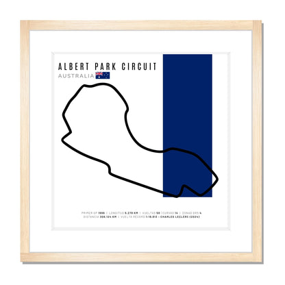 F1 –  Circuito 3D Enmarcado | Albert Park Circuit (Australia)