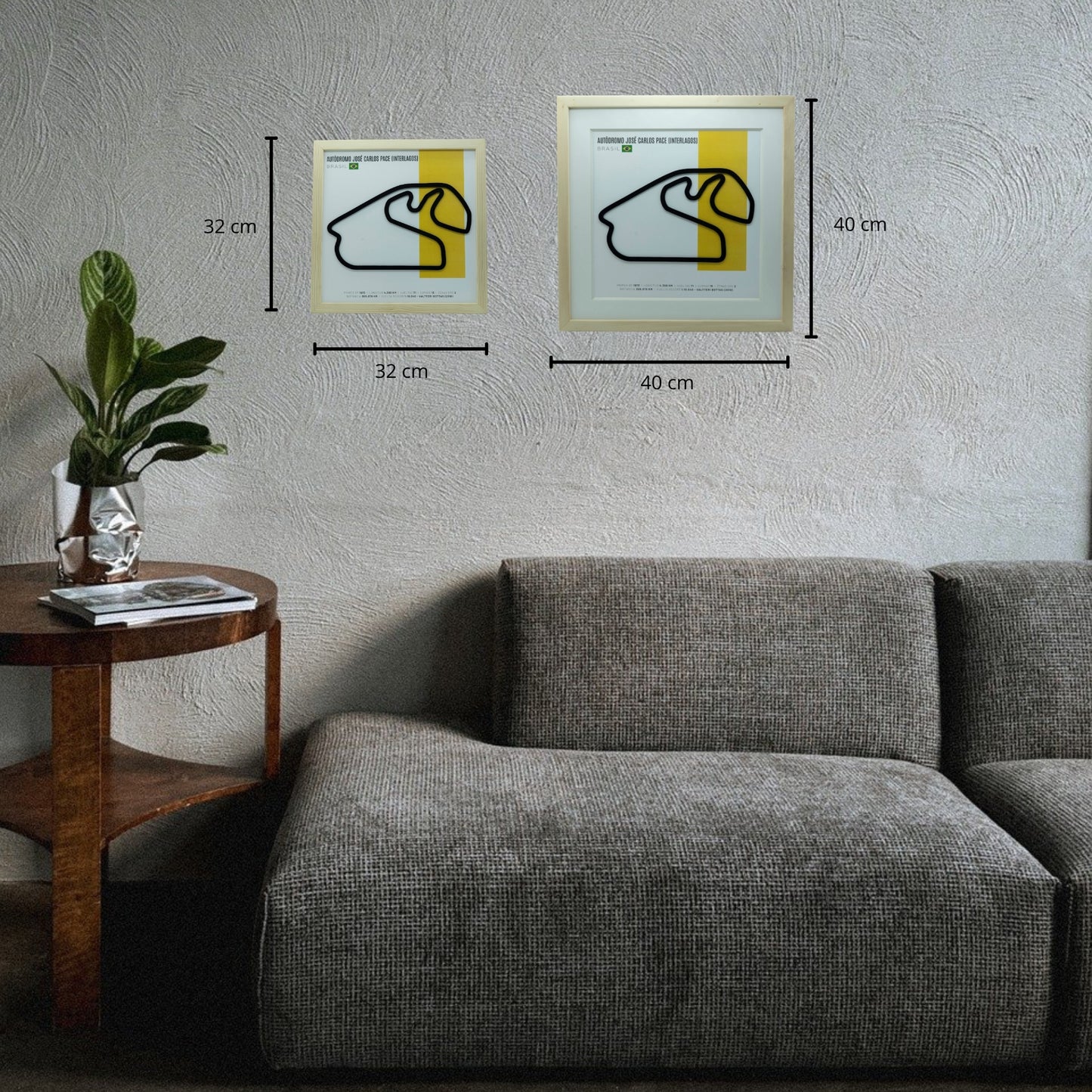 F1 - Circuito 3D Enmarcado | Autódromo José Carlos Pace / Interlagos (Brasil)