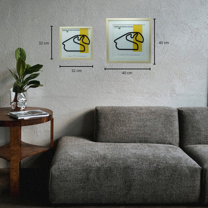 F1 - Circuito 3D Enmarcado | Autódromo José Carlos Pace / Interlagos (Brasil)