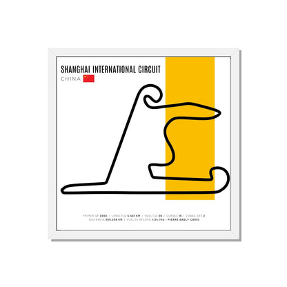 F1 – Circuito 3D Enmarcado | Shanghai International Circuit (China)