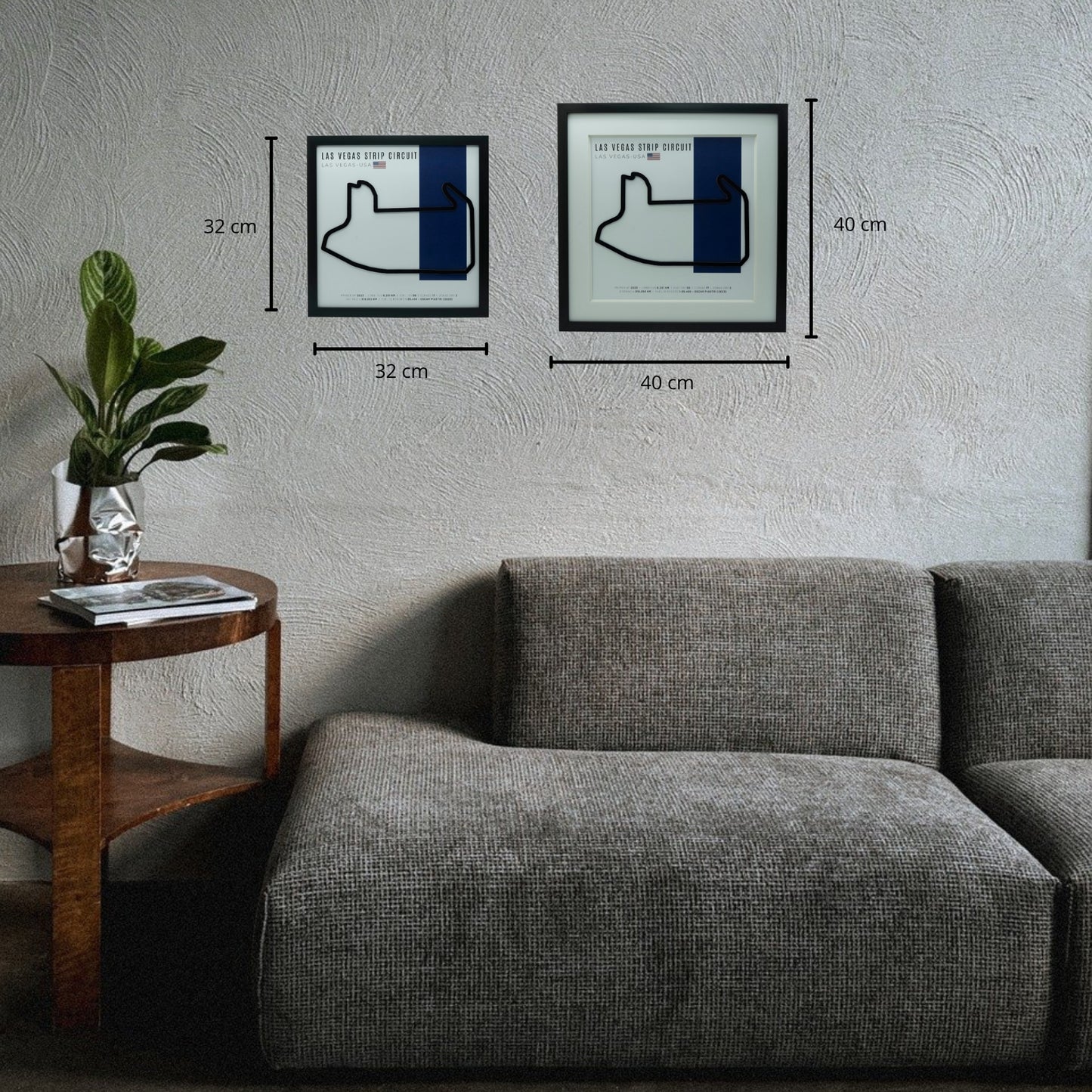 F1 - Circuito 3D Enmarcado | Las Vegas Strip Circuit (Estados Unidos)