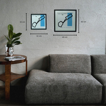 F1 - Circuito 3D Enmarcado | Baku City Circuit (Azerbaiyán)