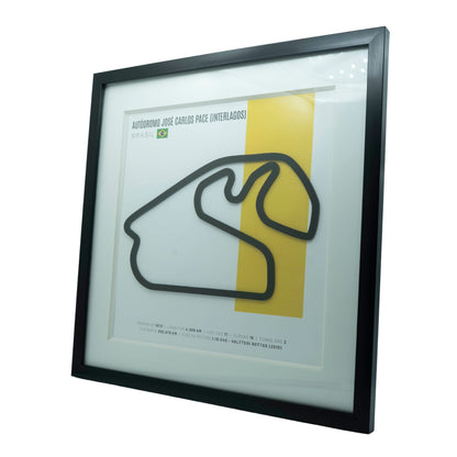 F1 - Circuito 3D Enmarcado | Autódromo José Carlos Pace / Interlagos (Brasil)