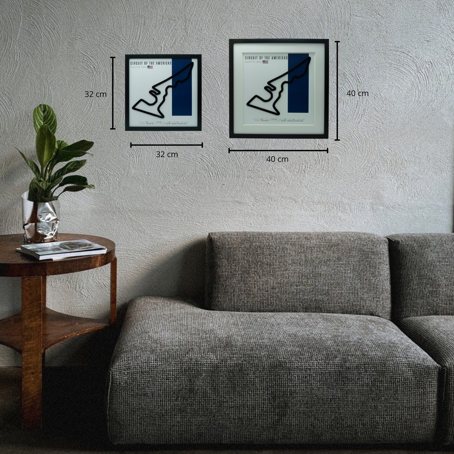 F1 - Circuito 3D Enmarcado | Circuit of The Americas / COTA (Estados Unidos)