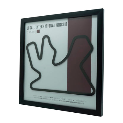 F1 - Circuito 3D Enmarcado | Lusail International Circuit (Qatar)