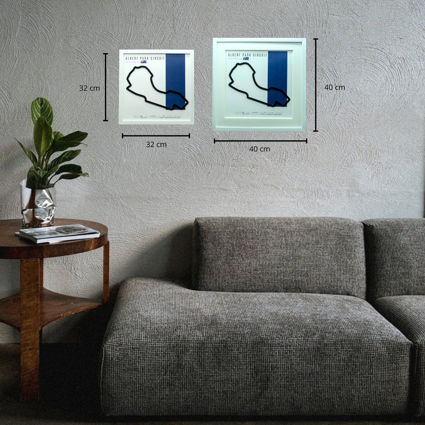 F1 –  Circuito 3D Enmarcado | Albert Park Circuit (Australia)