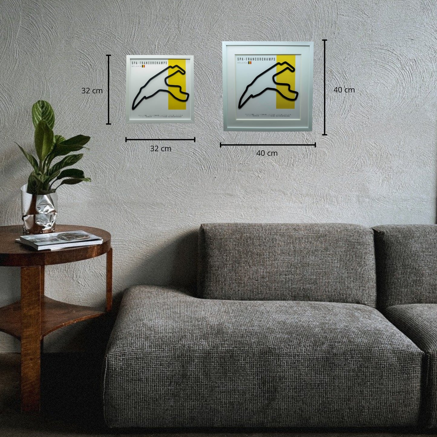 F1 - Circuito 3D Enmarcado | Circuit de Spa-Francorchamps (Bélgica)