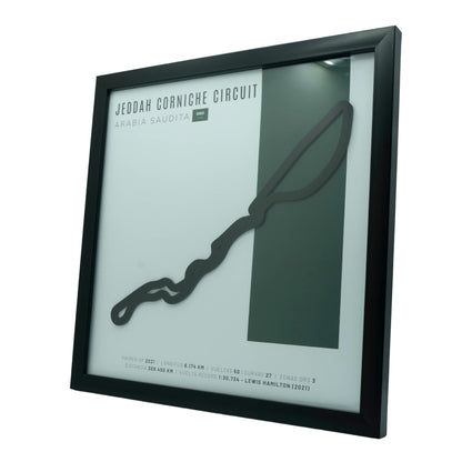 F1 –  Circuito 3D Enmarcado | Jeddah Corniche Circuit (Arabia Saudita)