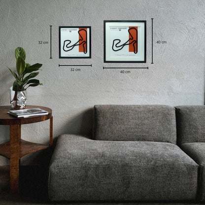 F1 - Circuito 3D Enmarcado | Circuit Zandvoort (Países Bajos)