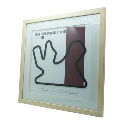 F1 - Circuito 3D Enmarcado | Lusail International Circuit (Qatar)