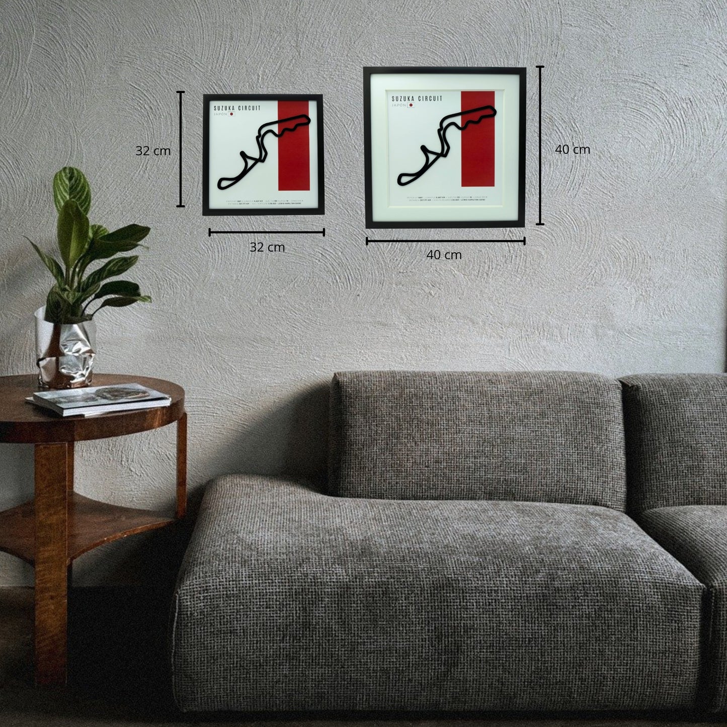 F1 – Circuito 3D Enmarcado | Suzuka Circuit (Japón)