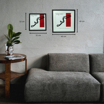 F1 – Circuito 3D Enmarcado | Suzuka Circuit (Japón)