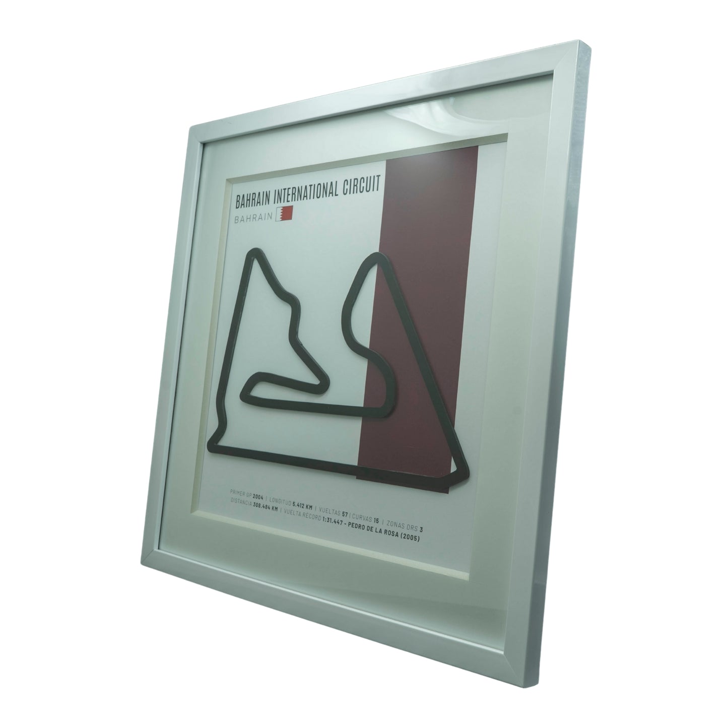 F1 – Circuito 3D Enmarcado | Bahrain International Circuit (Baréin)