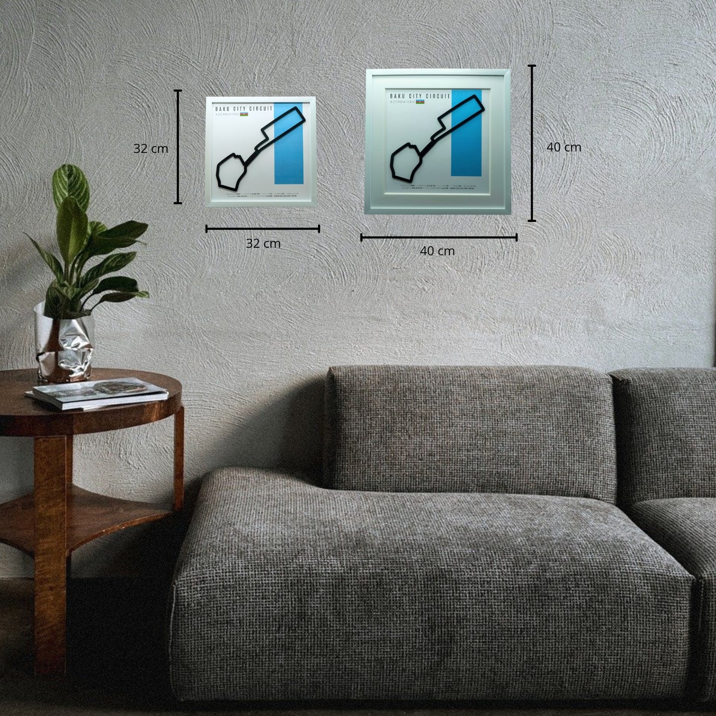 F1 - Circuito 3D Enmarcado | Baku City Circuit (Azerbaiyán)