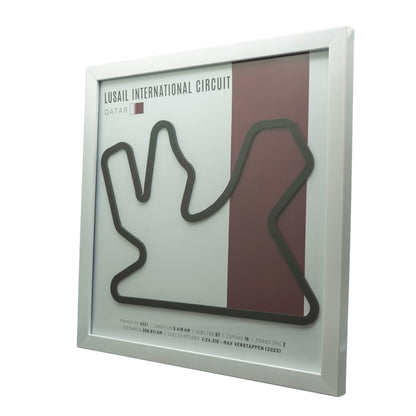 F1 - Circuito 3D Enmarcado | Lusail International Circuit (Qatar)